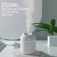 Portable Mini  USB Humidifier  for Car,Bedroom with LED Night Lamp