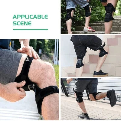 ✅ KNEE PROTECTION BOOSTER, KNEE BRACE JOINT SUPPORT SPRING KNEE STABILIZER PAD