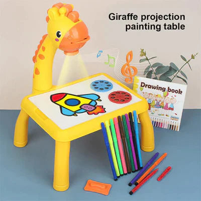 LED PROJECTOR PAINTING & DRAWING TABLE FOR KIDS