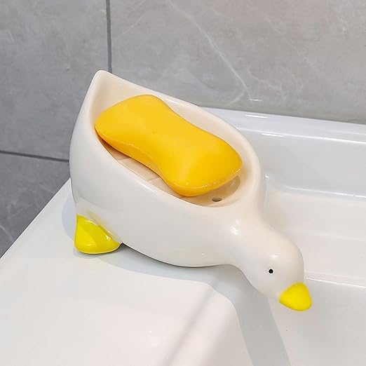 Duck Shape Soap Holder Dispenser