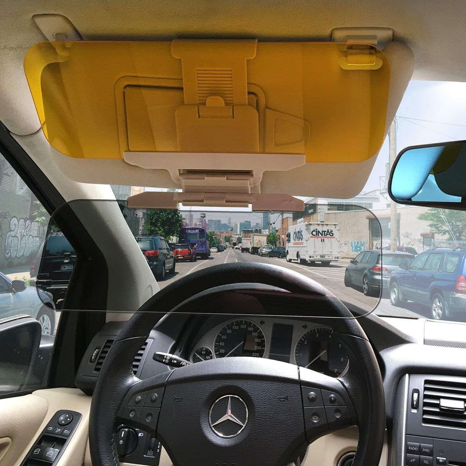 Anti-Glare Safety Day and Night Driving Car Visor Extender