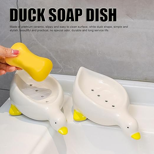 Duck Shape Soap Holder Dispenser