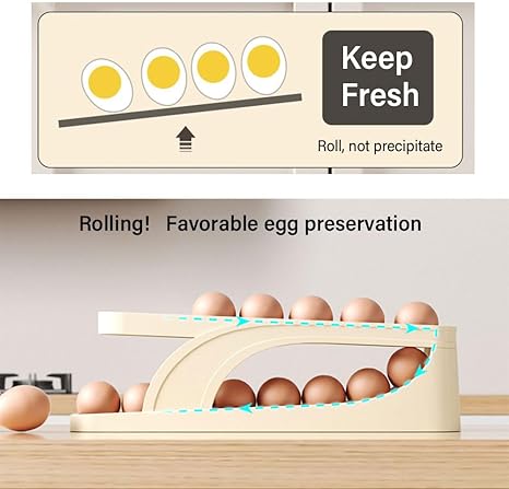 2 Layers Rolling Egg Dispenser