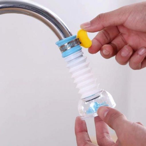 Movable 360 Faucet Shower Clip with fan