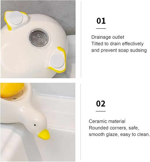 Duck Shape Soap Holder Dispenser