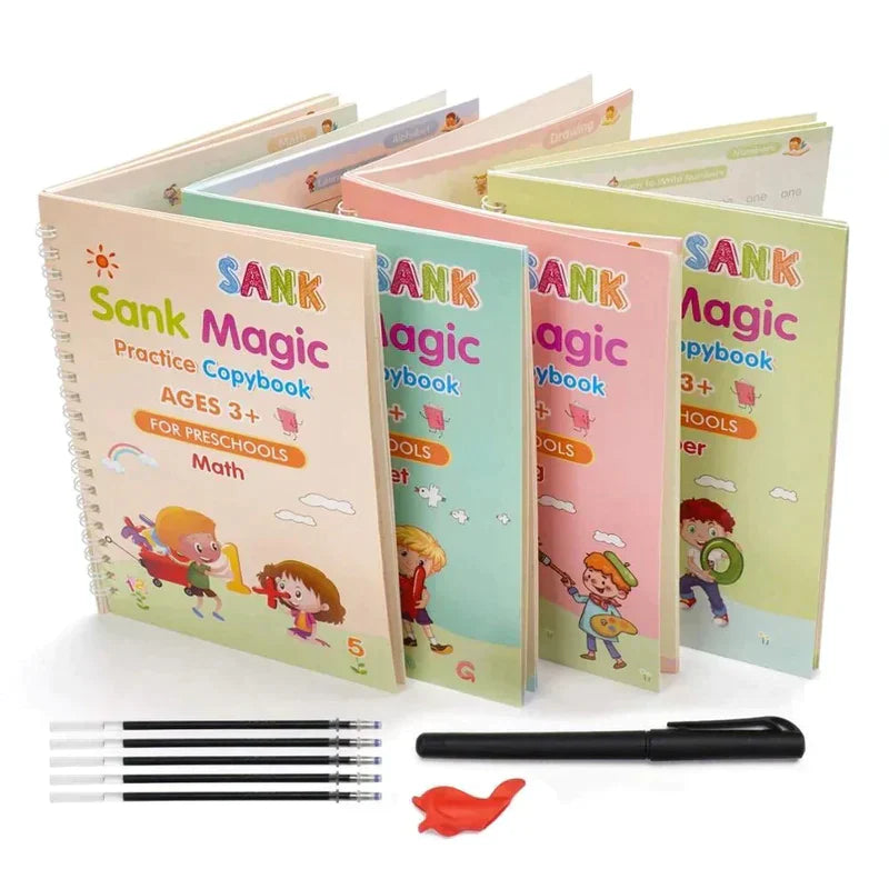 Sanj Magic Reusable Practice Copybook For Kids