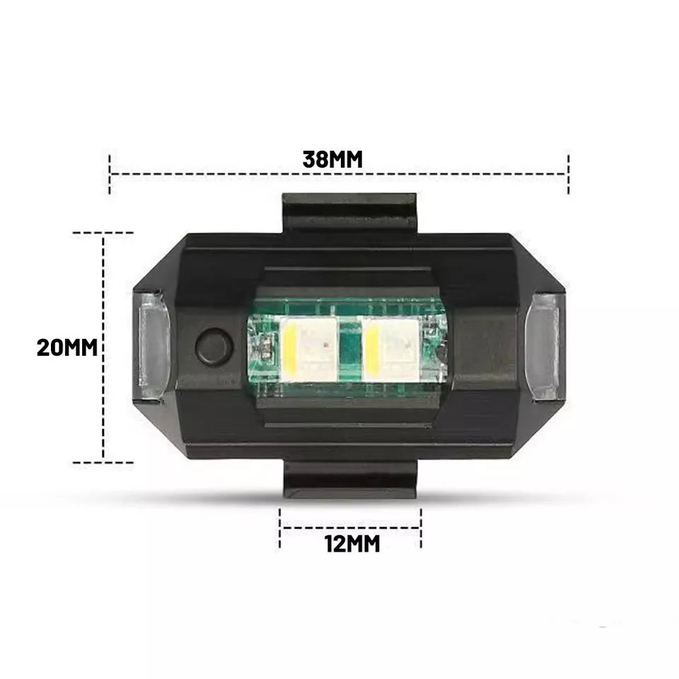 Multicolour Bike Sight Warning Lights