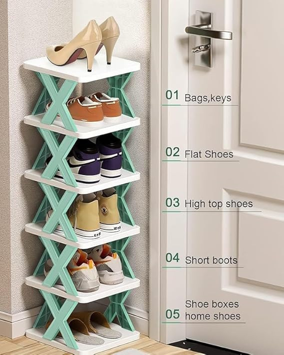 Stackable Space-Saving Shoe Rack Organizer