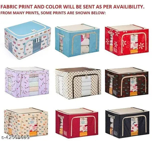 Steel Frame Wadrobe Storage Boxes